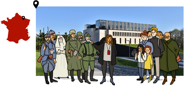 Verdun se situe nord est de la France.